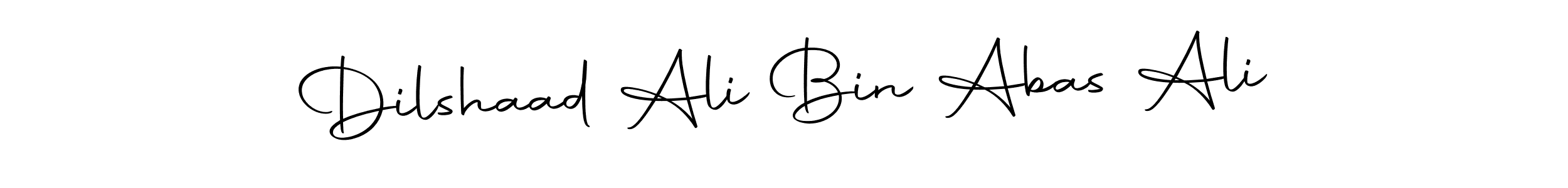 Design your own signature with our free online signature maker. With this signature software, you can create a handwritten (Autography-DOLnW) signature for name Dilshaad Ali Bin Abas Ali. Dilshaad Ali Bin Abas Ali signature style 10 images and pictures png