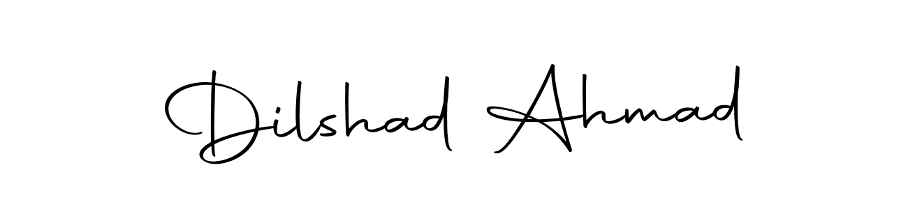 Make a beautiful signature design for name Dilshad Ahmad. With this signature (Autography-DOLnW) style, you can create a handwritten signature for free. Dilshad Ahmad signature style 10 images and pictures png