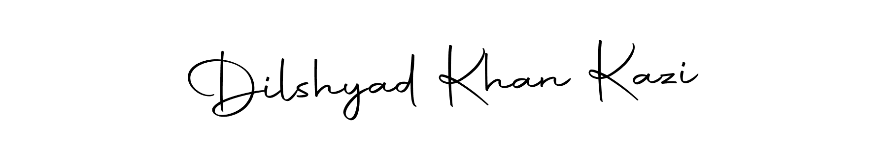 Make a beautiful signature design for name Dilshyad Khan Kazi. Use this online signature maker to create a handwritten signature for free. Dilshyad Khan Kazi signature style 10 images and pictures png