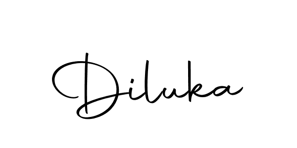 Make a beautiful signature design for name Diluka. With this signature (Autography-DOLnW) style, you can create a handwritten signature for free. Diluka signature style 10 images and pictures png