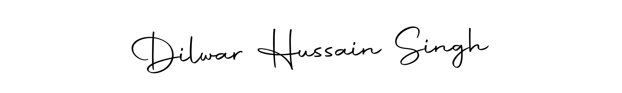 How to make Dilwar Hussain Singh name signature. Use Autography-DOLnW style for creating short signs online. This is the latest handwritten sign. Dilwar Hussain Singh signature style 10 images and pictures png