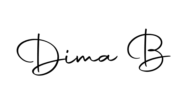 You should practise on your own different ways (Autography-DOLnW) to write your name (Dima B) in signature. don't let someone else do it for you. Dima B signature style 10 images and pictures png