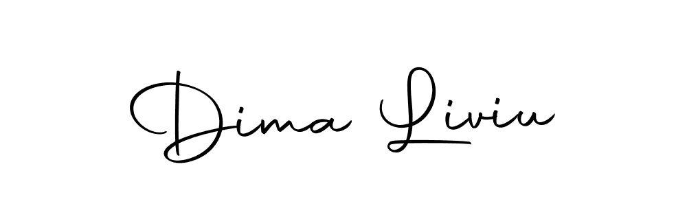 Use a signature maker to create a handwritten signature online. With this signature software, you can design (Autography-DOLnW) your own signature for name Dima Liviu. Dima Liviu signature style 10 images and pictures png