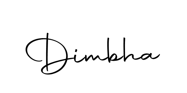 How to make Dimbha signature? Autography-DOLnW is a professional autograph style. Create handwritten signature for Dimbha name. Dimbha signature style 10 images and pictures png