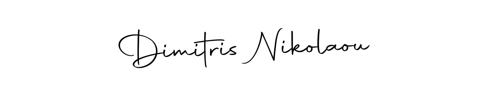 The best way (Autography-DOLnW) to make a short signature is to pick only two or three words in your name. The name Dimitris Nikolaou include a total of six letters. For converting this name. Dimitris Nikolaou signature style 10 images and pictures png