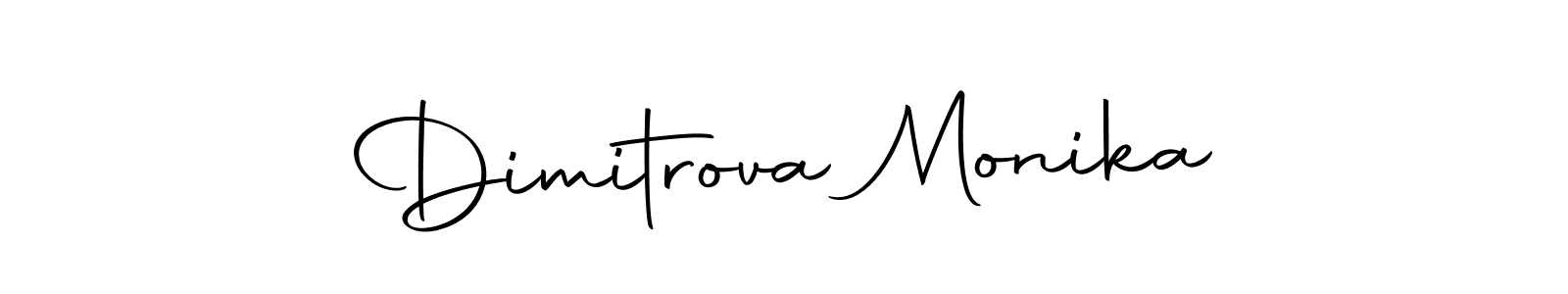 Make a beautiful signature design for name Dimitrova Monika. With this signature (Autography-DOLnW) style, you can create a handwritten signature for free. Dimitrova Monika signature style 10 images and pictures png