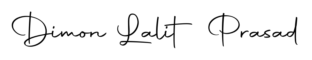 Similarly Autography-DOLnW is the best handwritten signature design. Signature creator online. You can use it as an online autograph creator for name Dimon Lalit Prasad. Dimon Lalit Prasad signature style 10 images and pictures png