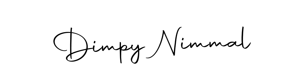 Also we have Dimpy Nimmal name is the best signature style. Create professional handwritten signature collection using Autography-DOLnW autograph style. Dimpy Nimmal signature style 10 images and pictures png