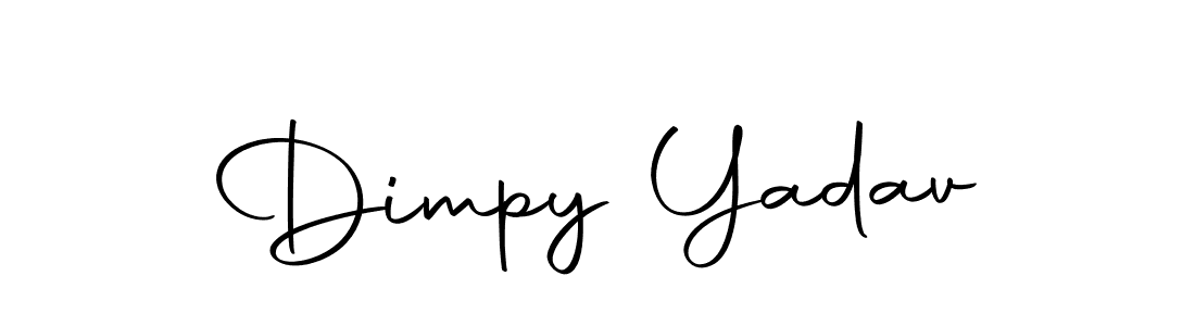 Make a beautiful signature design for name Dimpy Yadav. With this signature (Autography-DOLnW) style, you can create a handwritten signature for free. Dimpy Yadav signature style 10 images and pictures png