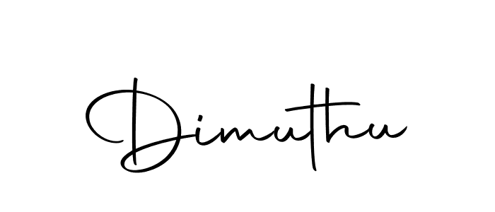 Create a beautiful signature design for name Dimuthu. With this signature (Autography-DOLnW) fonts, you can make a handwritten signature for free. Dimuthu signature style 10 images and pictures png