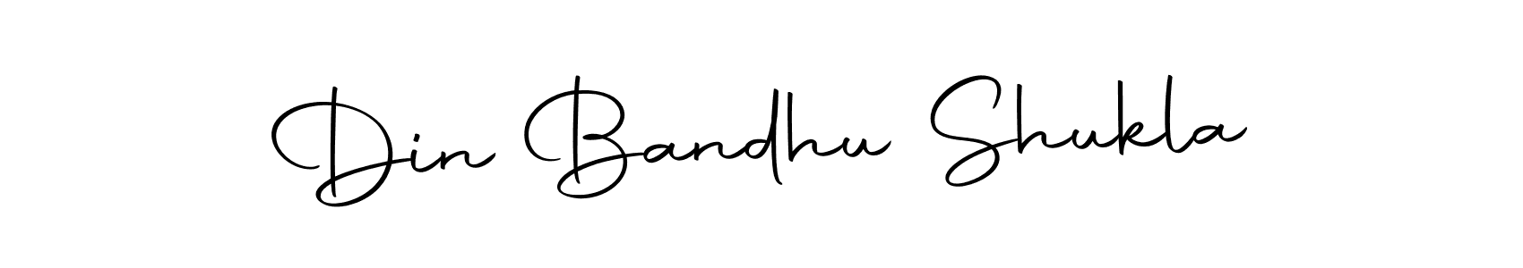 You should practise on your own different ways (Autography-DOLnW) to write your name (Din Bandhu Shukla) in signature. don't let someone else do it for you. Din Bandhu Shukla signature style 10 images and pictures png