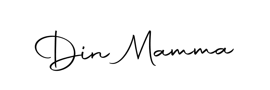 Create a beautiful signature design for name Din Mamma. With this signature (Autography-DOLnW) fonts, you can make a handwritten signature for free. Din Mamma signature style 10 images and pictures png