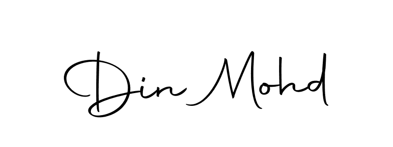 You can use this online signature creator to create a handwritten signature for the name Din Mohd. This is the best online autograph maker. Din Mohd signature style 10 images and pictures png