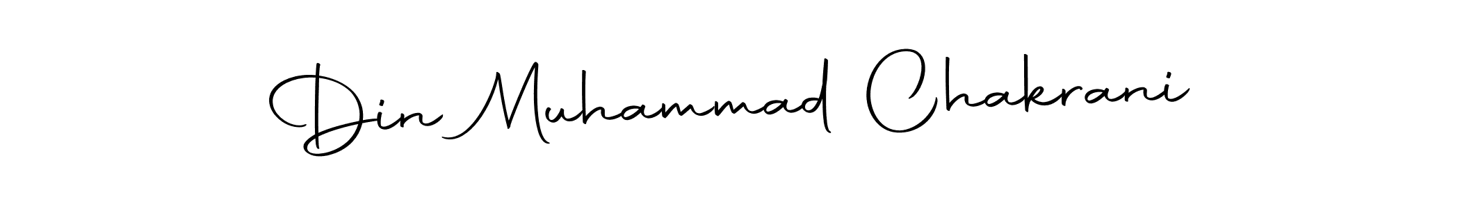 Here are the top 10 professional signature styles for the name Din Muhammad Chakrani. These are the best autograph styles you can use for your name. Din Muhammad Chakrani signature style 10 images and pictures png