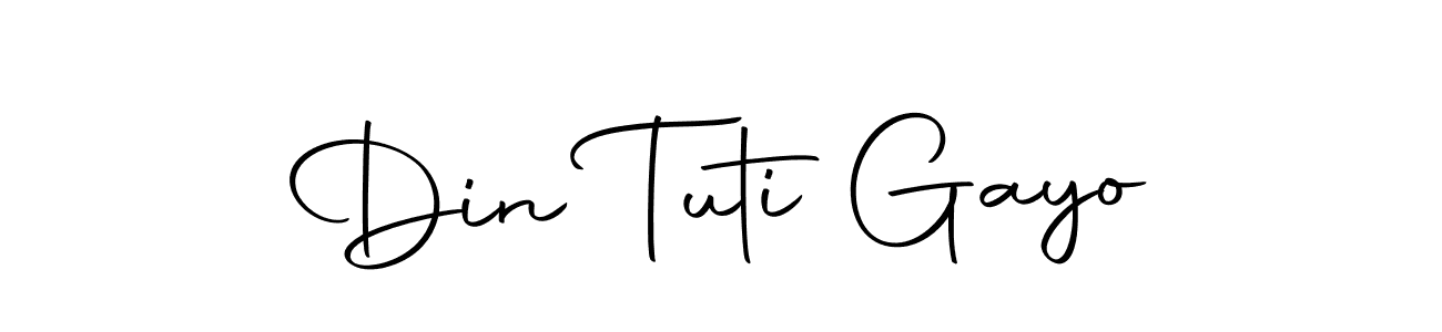 Similarly Autography-DOLnW is the best handwritten signature design. Signature creator online .You can use it as an online autograph creator for name Din Tuti Gayo. Din Tuti Gayo signature style 10 images and pictures png