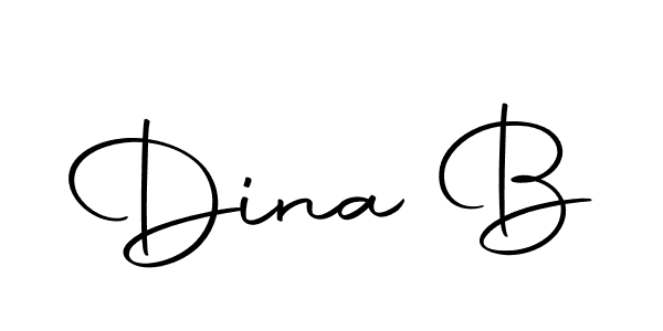 Dina B stylish signature style. Best Handwritten Sign (Autography-DOLnW) for my name. Handwritten Signature Collection Ideas for my name Dina B. Dina B signature style 10 images and pictures png