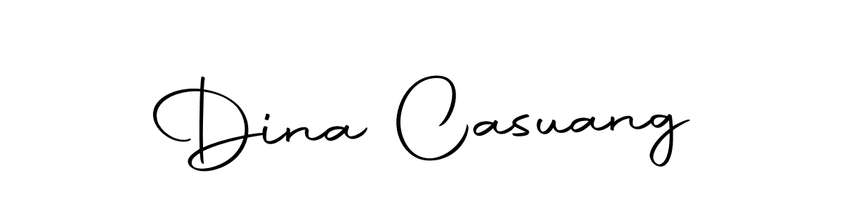 Make a short Dina Casuang signature style. Manage your documents anywhere anytime using Autography-DOLnW. Create and add eSignatures, submit forms, share and send files easily. Dina Casuang signature style 10 images and pictures png