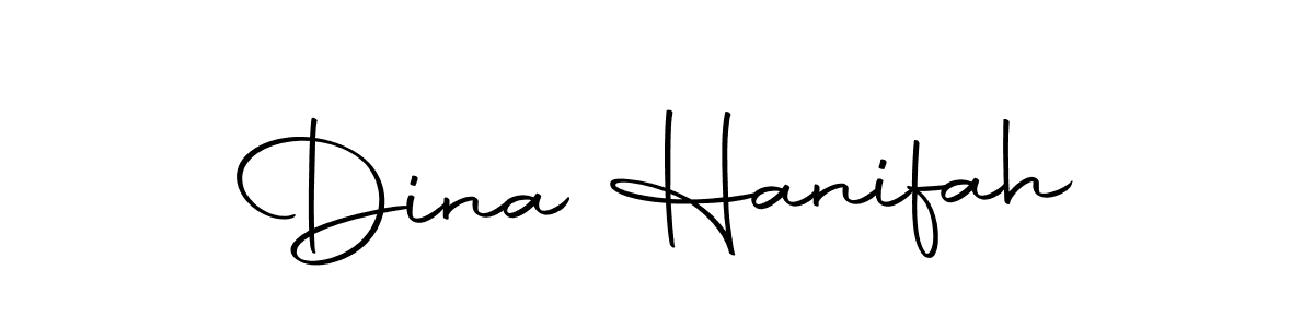 Make a beautiful signature design for name Dina Hanifah. Use this online signature maker to create a handwritten signature for free. Dina Hanifah signature style 10 images and pictures png