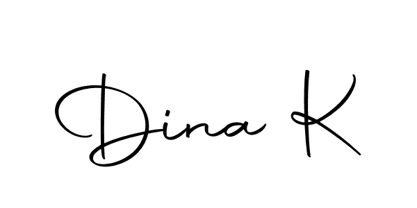 Make a short Dina K signature style. Manage your documents anywhere anytime using Autography-DOLnW. Create and add eSignatures, submit forms, share and send files easily. Dina K signature style 10 images and pictures png