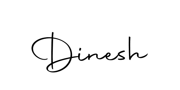 Design your own signature with our free online signature maker. With this signature software, you can create a handwritten (Autography-DOLnW) signature for name Dinesh. Dinesh signature style 10 images and pictures png