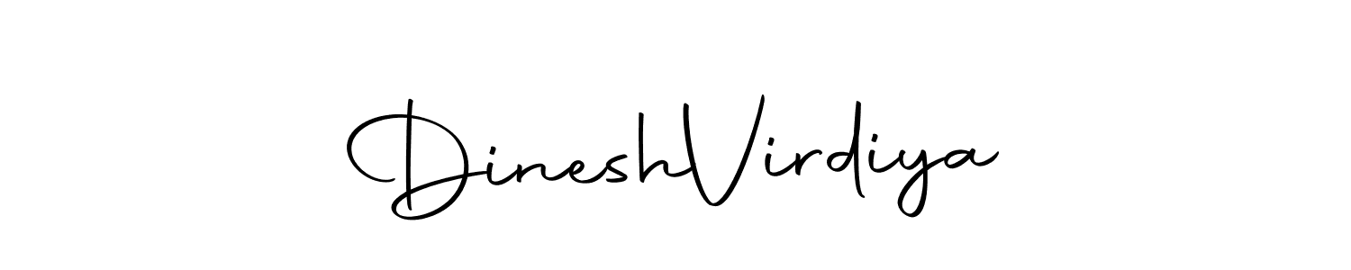 It looks lik you need a new signature style for name Dinesh  Virdiya. Design unique handwritten (Autography-DOLnW) signature with our free signature maker in just a few clicks. Dinesh  Virdiya signature style 10 images and pictures png