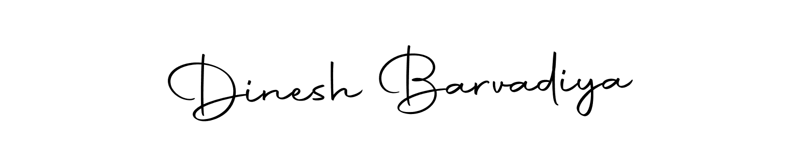 Design your own signature with our free online signature maker. With this signature software, you can create a handwritten (Autography-DOLnW) signature for name Dinesh Barvadiya. Dinesh Barvadiya signature style 10 images and pictures png