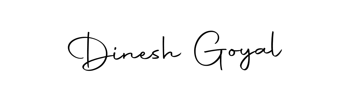How to make Dinesh Goyal signature? Autography-DOLnW is a professional autograph style. Create handwritten signature for Dinesh Goyal name. Dinesh Goyal signature style 10 images and pictures png