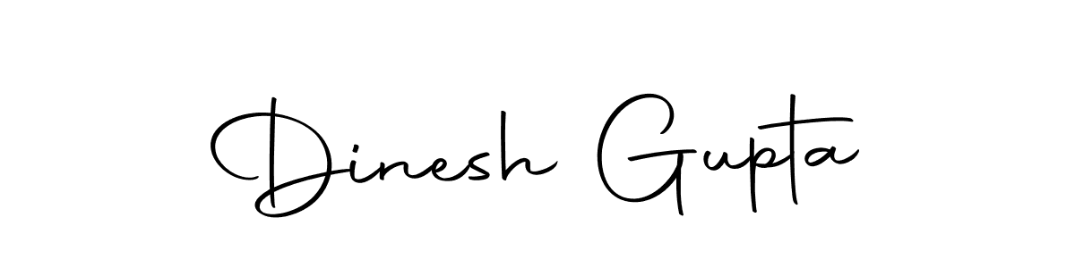 How to make Dinesh Gupta name signature. Use Autography-DOLnW style for creating short signs online. This is the latest handwritten sign. Dinesh Gupta signature style 10 images and pictures png