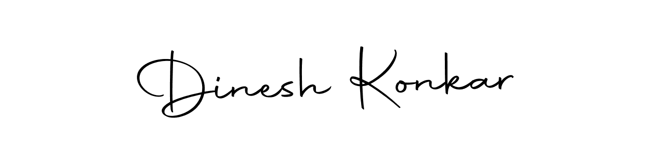 Use a signature maker to create a handwritten signature online. With this signature software, you can design (Autography-DOLnW) your own signature for name Dinesh Konkar. Dinesh Konkar signature style 10 images and pictures png