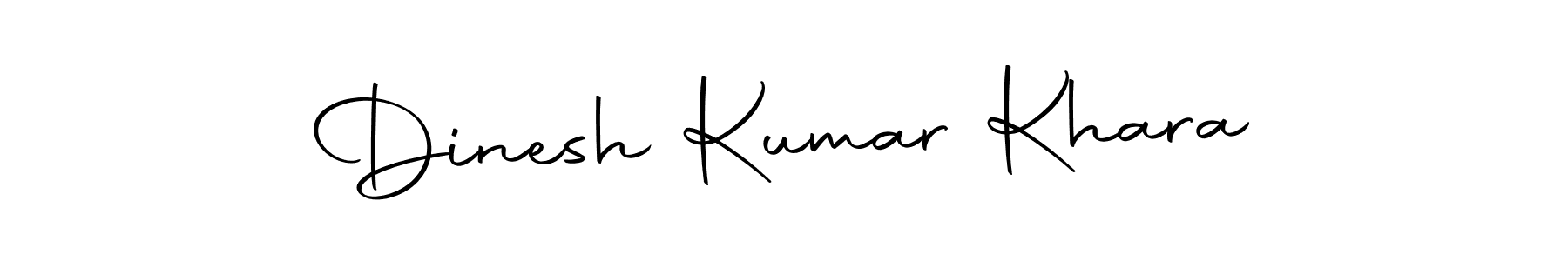 How to make Dinesh Kumar Khara name signature. Use Autography-DOLnW style for creating short signs online. This is the latest handwritten sign. Dinesh Kumar Khara signature style 10 images and pictures png