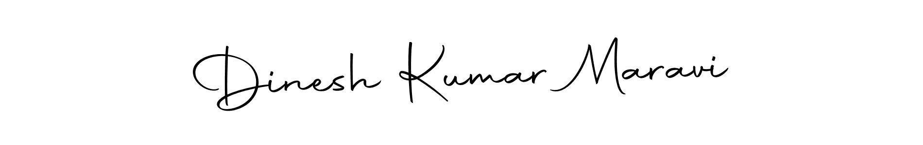Create a beautiful signature design for name Dinesh Kumar Maravi. With this signature (Autography-DOLnW) fonts, you can make a handwritten signature for free. Dinesh Kumar Maravi signature style 10 images and pictures png