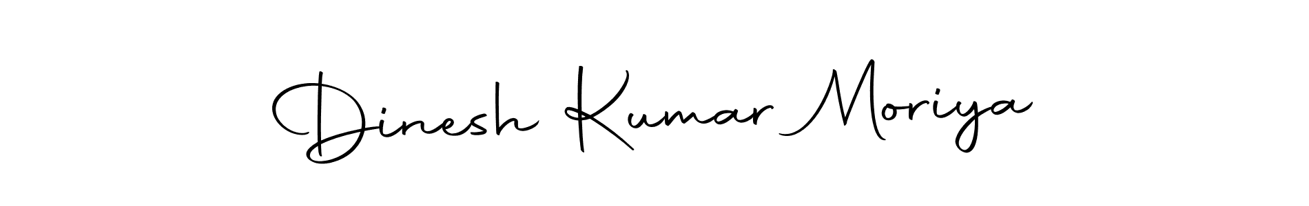 How to make Dinesh Kumar Moriya name signature. Use Autography-DOLnW style for creating short signs online. This is the latest handwritten sign. Dinesh Kumar Moriya signature style 10 images and pictures png