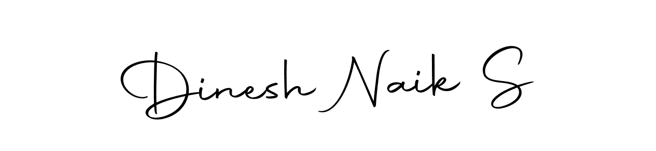 Create a beautiful signature design for name Dinesh Naik S. With this signature (Autography-DOLnW) fonts, you can make a handwritten signature for free. Dinesh Naik S signature style 10 images and pictures png