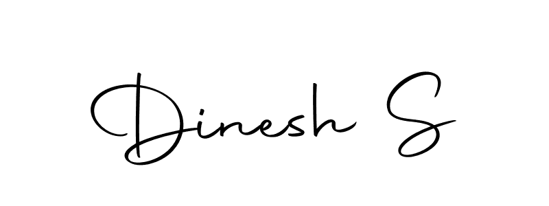 Design your own signature with our free online signature maker. With this signature software, you can create a handwritten (Autography-DOLnW) signature for name Dinesh S. Dinesh S signature style 10 images and pictures png