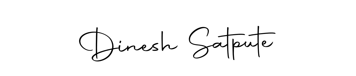 Dinesh Satpute stylish signature style. Best Handwritten Sign (Autography-DOLnW) for my name. Handwritten Signature Collection Ideas for my name Dinesh Satpute. Dinesh Satpute signature style 10 images and pictures png