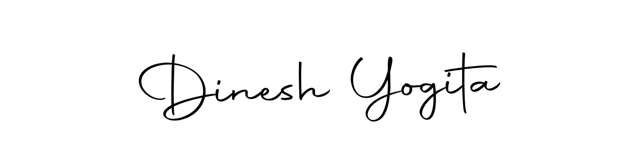 Create a beautiful signature design for name Dinesh Yogita. With this signature (Autography-DOLnW) fonts, you can make a handwritten signature for free. Dinesh Yogita signature style 10 images and pictures png