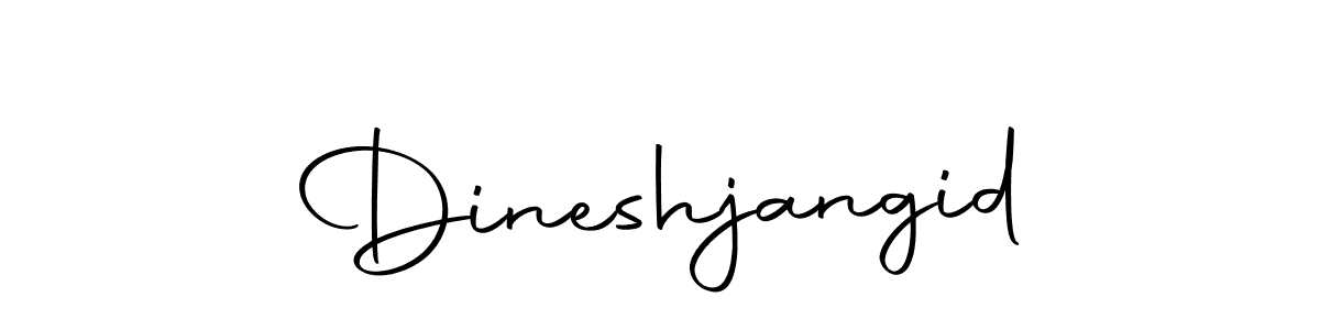 Use a signature maker to create a handwritten signature online. With this signature software, you can design (Autography-DOLnW) your own signature for name Dineshjangid. Dineshjangid signature style 10 images and pictures png