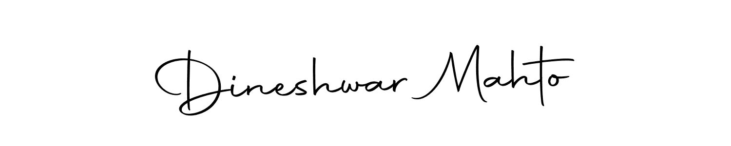 Design your own signature with our free online signature maker. With this signature software, you can create a handwritten (Autography-DOLnW) signature for name Dineshwar Mahto. Dineshwar Mahto signature style 10 images and pictures png