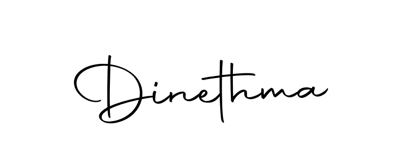 Design your own signature with our free online signature maker. With this signature software, you can create a handwritten (Autography-DOLnW) signature for name Dinethma. Dinethma signature style 10 images and pictures png