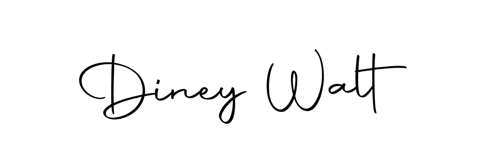 You should practise on your own different ways (Autography-DOLnW) to write your name (Diney Walt) in signature. don't let someone else do it for you. Diney Walt signature style 10 images and pictures png