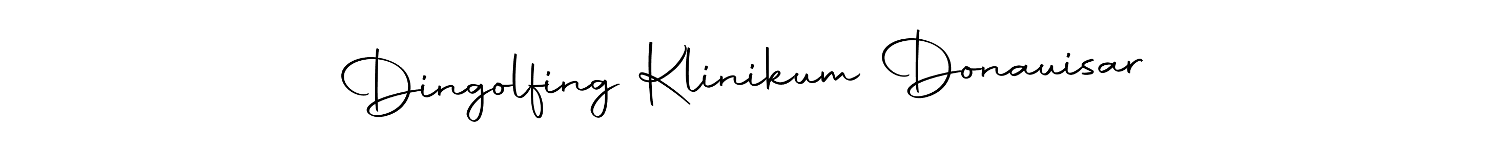 Use a signature maker to create a handwritten signature online. With this signature software, you can design (Autography-DOLnW) your own signature for name Dingolfing Klinikum Donauisar. Dingolfing Klinikum Donauisar signature style 10 images and pictures png