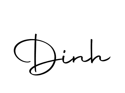Make a beautiful signature design for name Dinh. With this signature (Autography-DOLnW) style, you can create a handwritten signature for free. Dinh signature style 10 images and pictures png