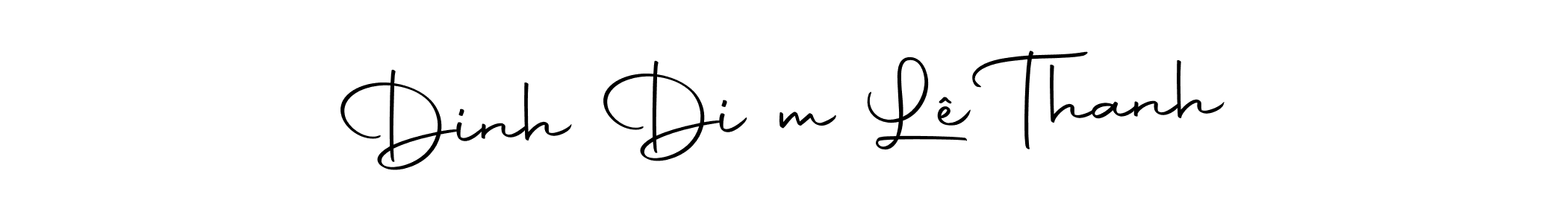 This is the best signature style for the Dinh Diễm Lê Thanh name. Also you like these signature font (Autography-DOLnW). Mix name signature. Dinh Diễm Lê Thanh signature style 10 images and pictures png