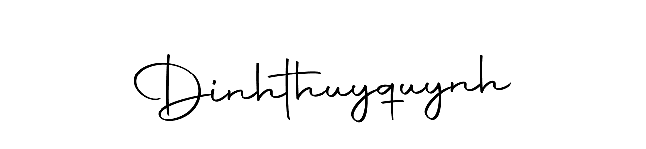 How to make Dinhthuyquynh signature? Autography-DOLnW is a professional autograph style. Create handwritten signature for Dinhthuyquynh name. Dinhthuyquynh signature style 10 images and pictures png
