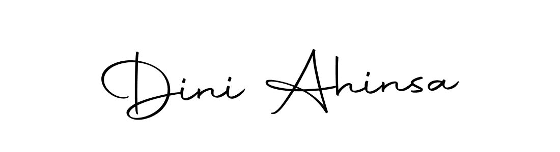 You should practise on your own different ways (Autography-DOLnW) to write your name (Dini Ahinsa) in signature. don't let someone else do it for you. Dini Ahinsa signature style 10 images and pictures png