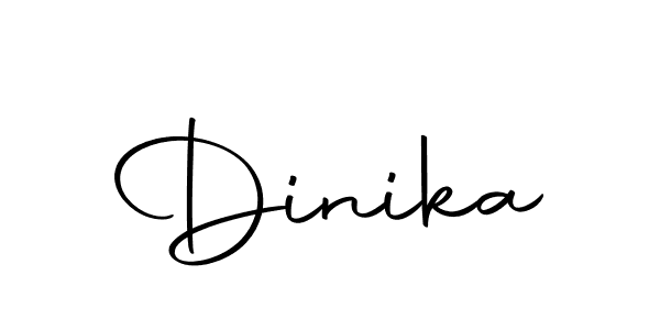 Make a beautiful signature design for name Dinika. With this signature (Autography-DOLnW) style, you can create a handwritten signature for free. Dinika signature style 10 images and pictures png