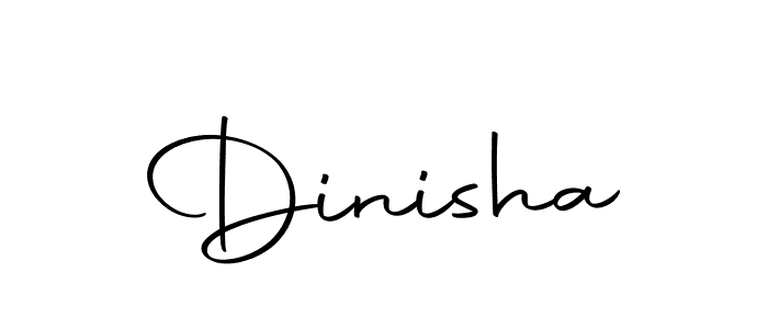 Make a beautiful signature design for name Dinisha. With this signature (Autography-DOLnW) style, you can create a handwritten signature for free. Dinisha signature style 10 images and pictures png