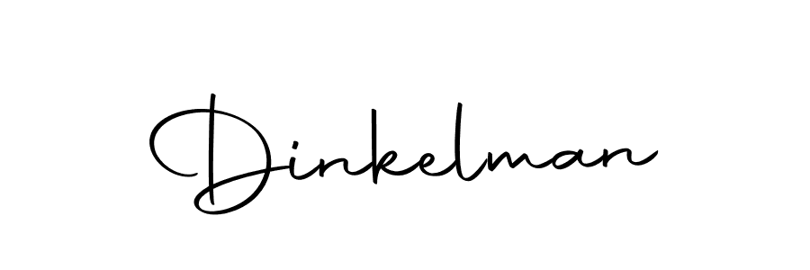 Design your own signature with our free online signature maker. With this signature software, you can create a handwritten (Autography-DOLnW) signature for name Dinkelman. Dinkelman signature style 10 images and pictures png