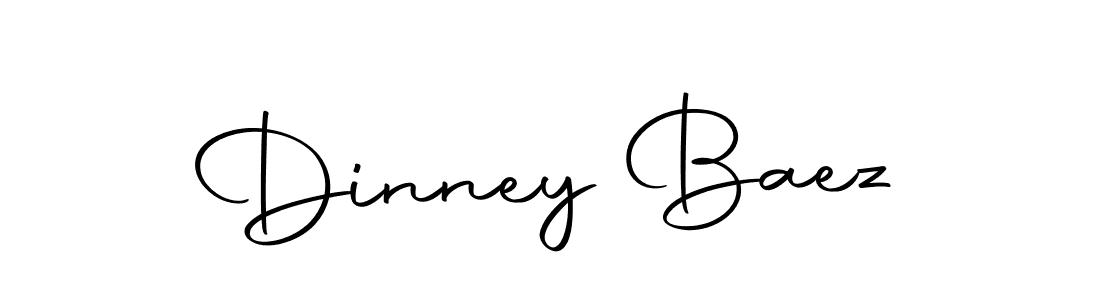 Dinney Baez stylish signature style. Best Handwritten Sign (Autography-DOLnW) for my name. Handwritten Signature Collection Ideas for my name Dinney Baez. Dinney Baez signature style 10 images and pictures png