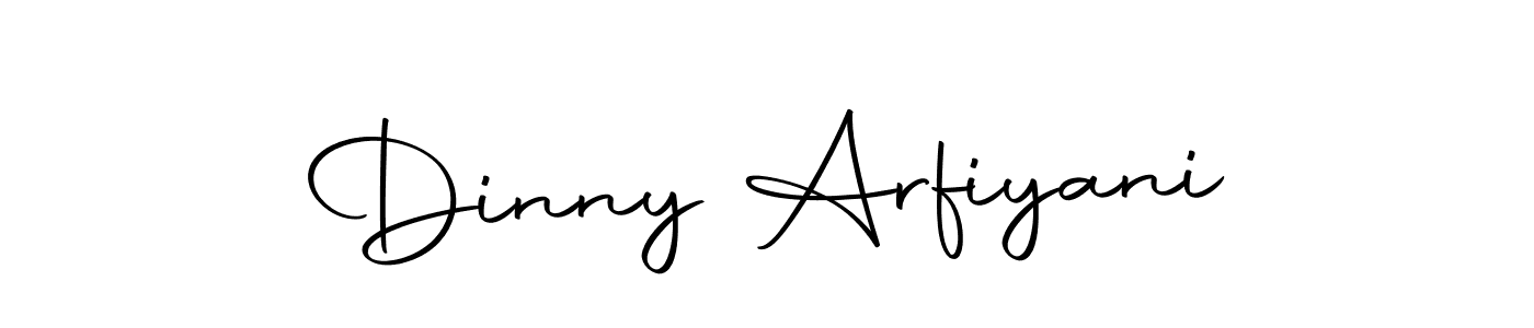 How to make Dinny Arfiyani signature? Autography-DOLnW is a professional autograph style. Create handwritten signature for Dinny Arfiyani name. Dinny Arfiyani signature style 10 images and pictures png